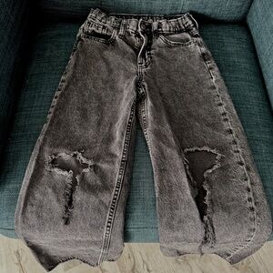 Girls Gap Low Stride Ripped Jeans